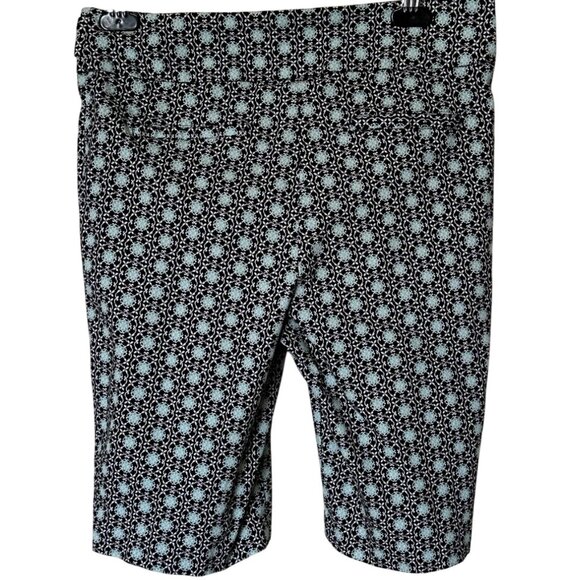 Women's SOHO Apparel Bermuda Mid-Rise Shorts Geometric Pattern Junior's Size M - Picture 2 of 14